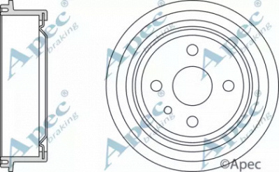 APEC BRAKING drm9104 -  Тормозной барабан